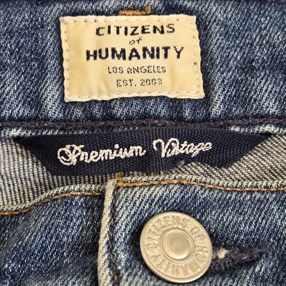 Citizens of Humanity Olivia High Rise Slim Ankle Button Fly Jeans size 26 - Picture 12 of 16
